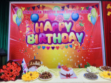 Bữa tiệc sinh nhật công đoàn viên công đoàn trường MN Cao Viên