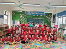 Trường Mầm non Cao Viên tổ chức cho học sinh lớp Mẫu giáo lớn 5-6 tuổi tham quan trải nghiệm tại trường Tiểu học Cao Viên I