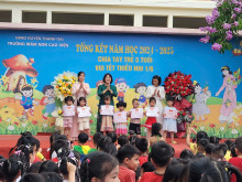 Lễ tổng kết năm học và chia tay học sinh 5 tuổi trường Mầm non Cao Viên năm học 2024 - 2025